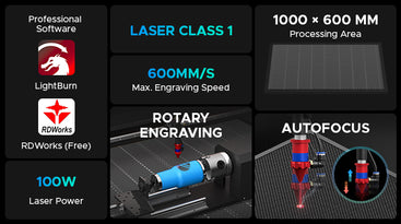 OMTech 100W co2 laser engraver