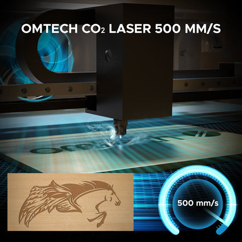 OMTech polar desktop CO2 laser engraver