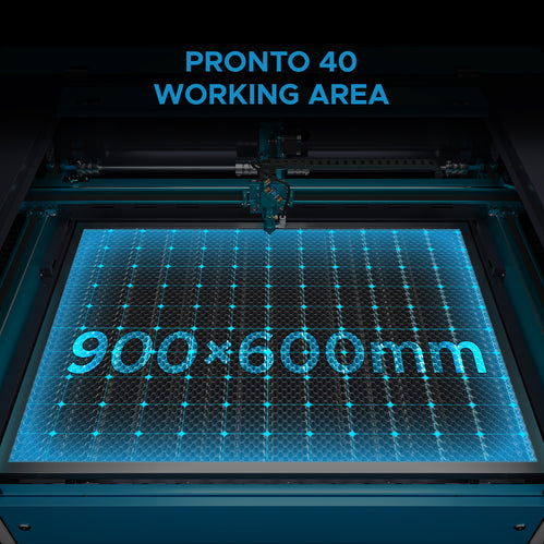 90W CO2 Laser Cutter and Engraver with 900x600mm Engraving Area with Auto Focus| PRONTO 40