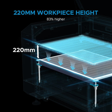 80W CO2 Laser Cutter and Engraver with 900x600mm Engraving Area with Auto Focus| PRONTO 40