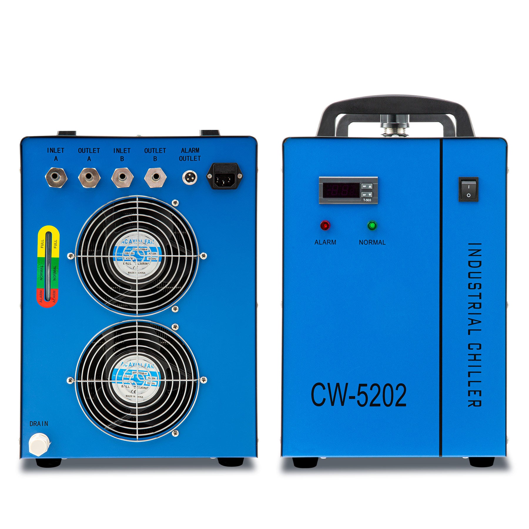 Industrial Water Chiller & Cooler for 50W-150W CO2 Laser Cutter | CW-5202