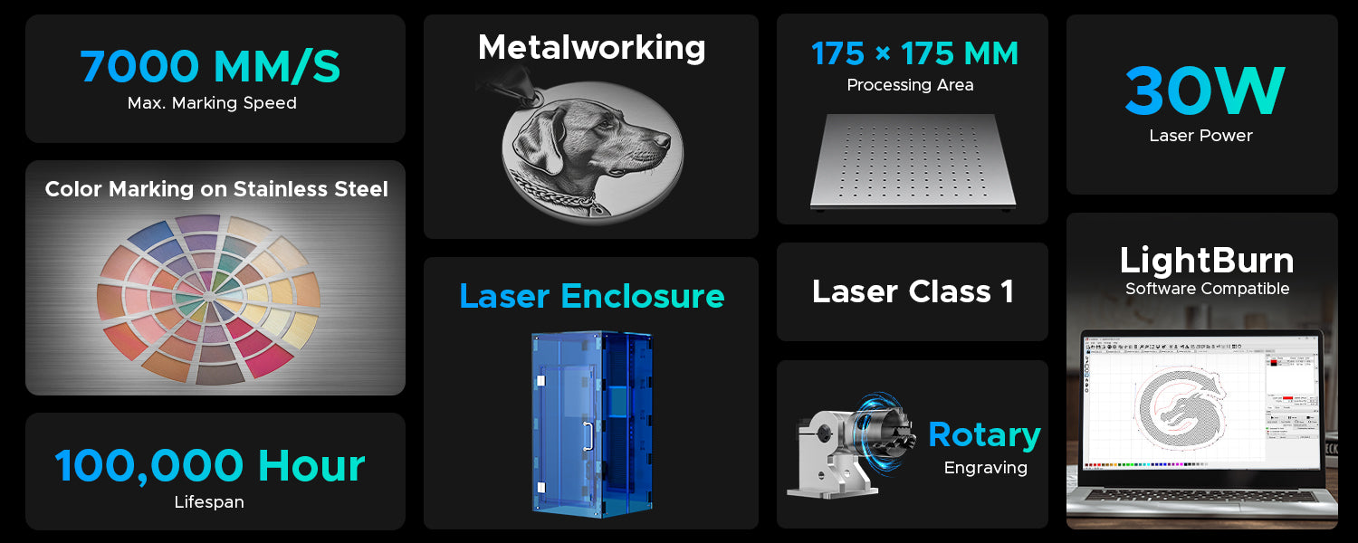 OMTech mopa fiber laser