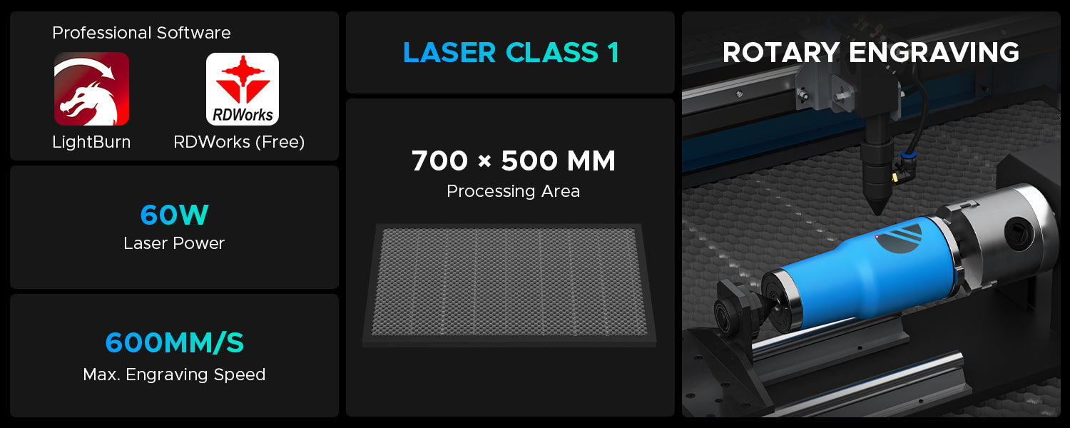 OMTech 60W CO2 Laser Engraver