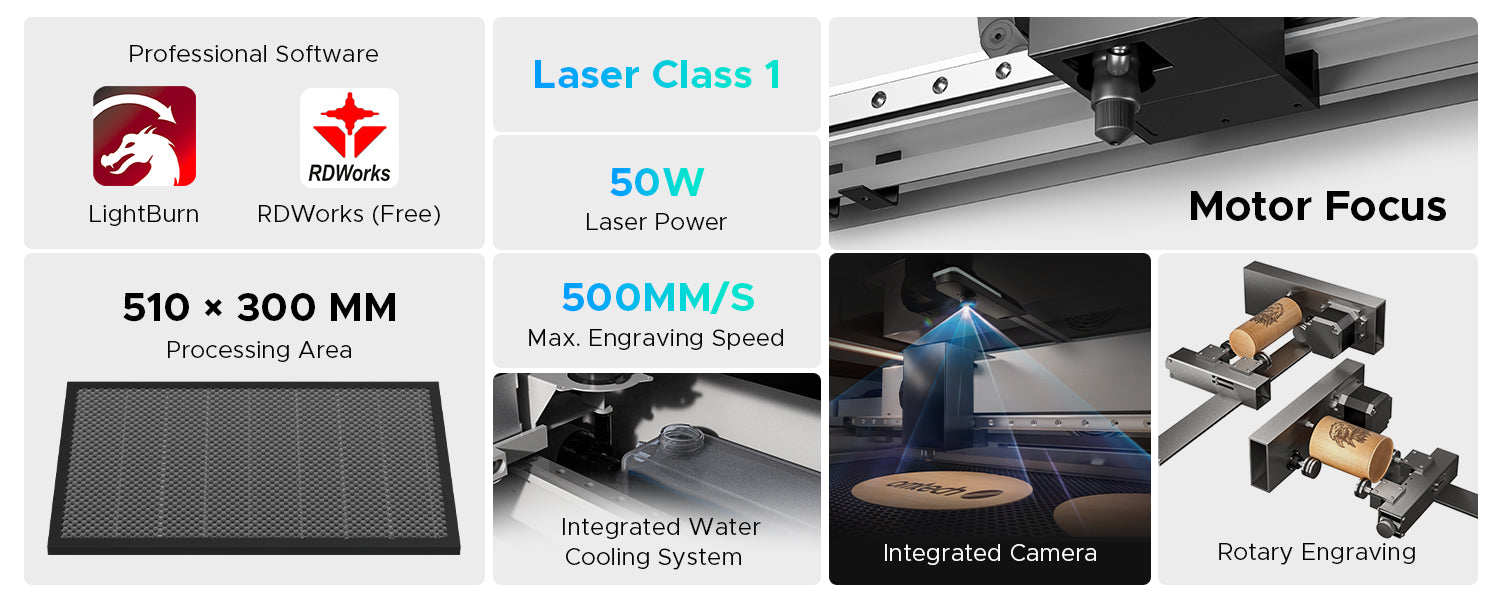 omtech desktop polar laser engraver