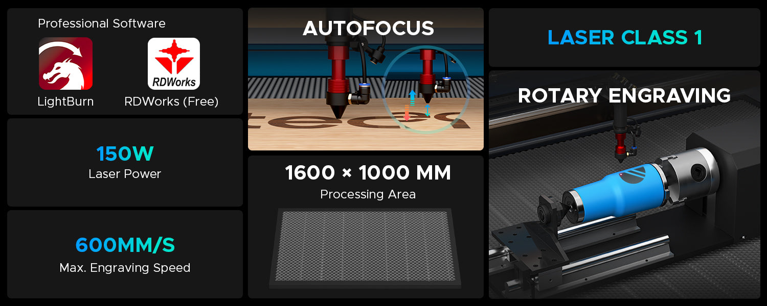 OMTech 150W CO2 Laser Engraver 