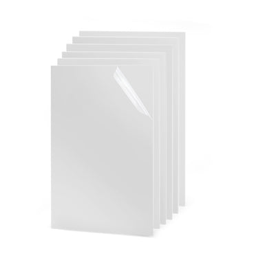 10pcs White Translucent Acrylic Sheets for Laser Engraving & Cutting