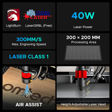 OMTech 40w desktop co2 laser