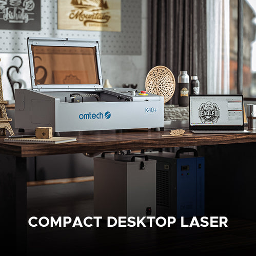 40W Desktop Laser Cutter with a 300x200mm Engraving Area | K40 Plus