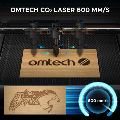 OMTech 50w CO2 aser engraver