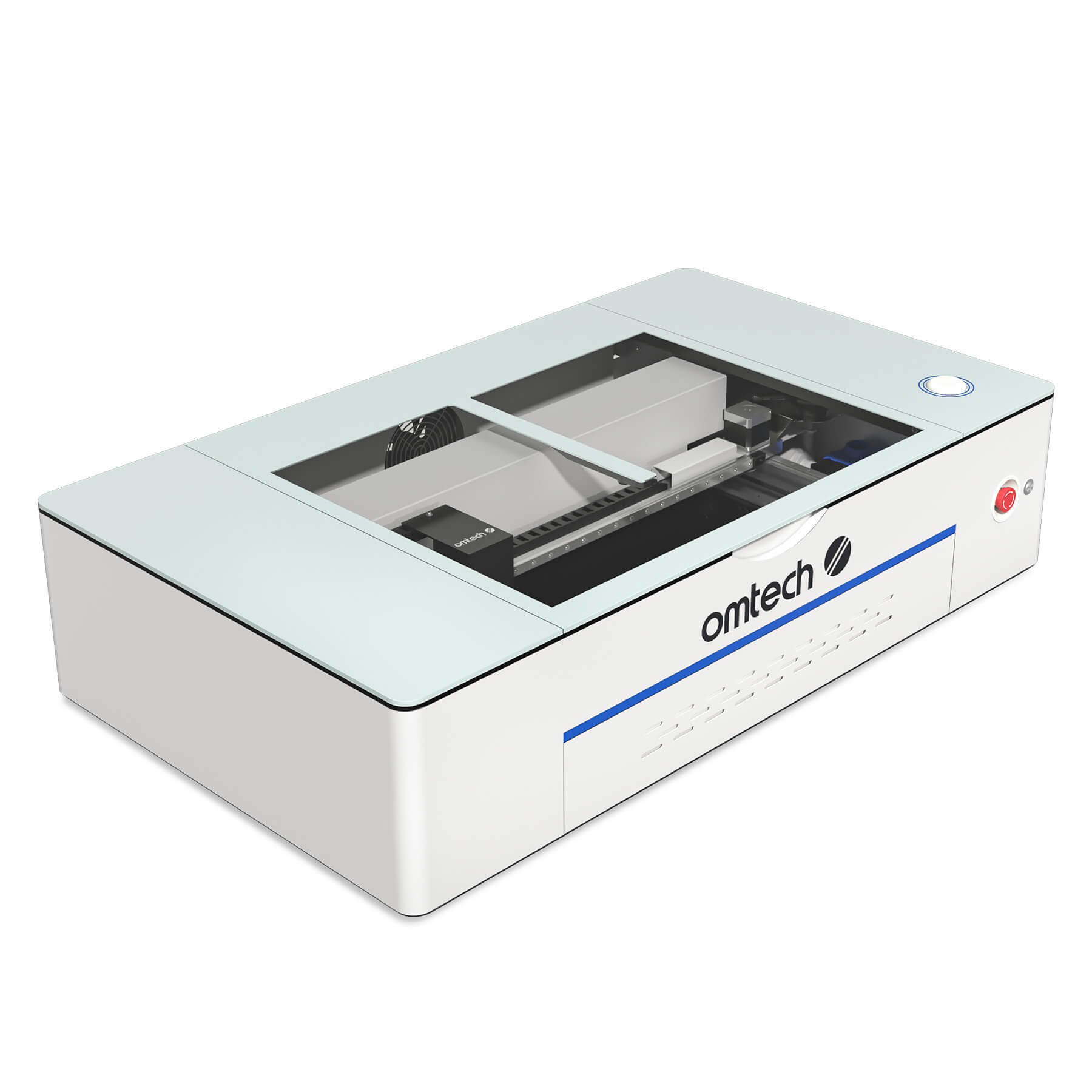 50W CO2 Polar Desktop Laser Engraving Machine with 510x300 mm Engraving Area
